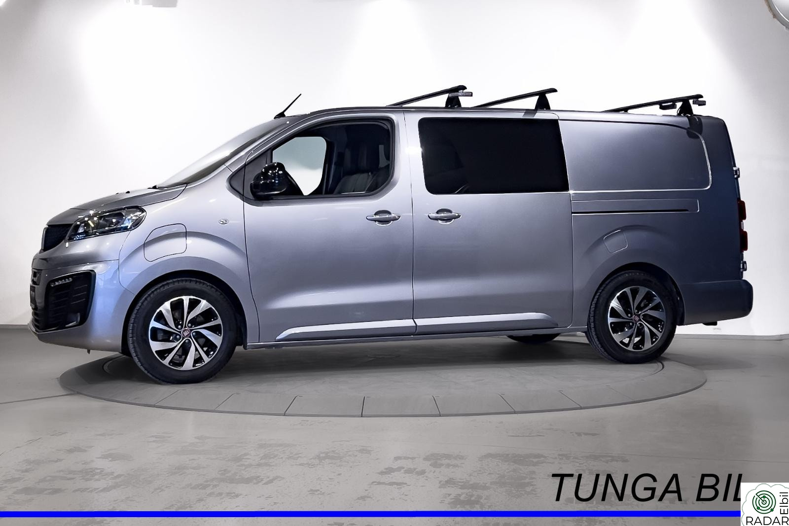 FIAT SCUDO e SX Pluss L3 75 kWh , 3 Seter, Innredning | H.Feste