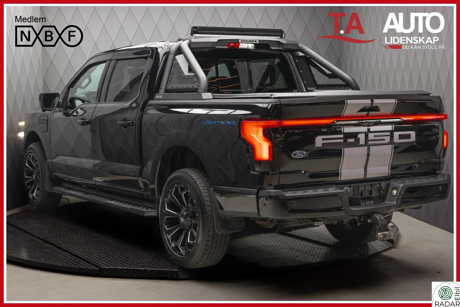 FORD F-150 LIGHTNING LIGHTNING EXT. RANGE PLATINUM B&O 5-SETER PERSONBIL