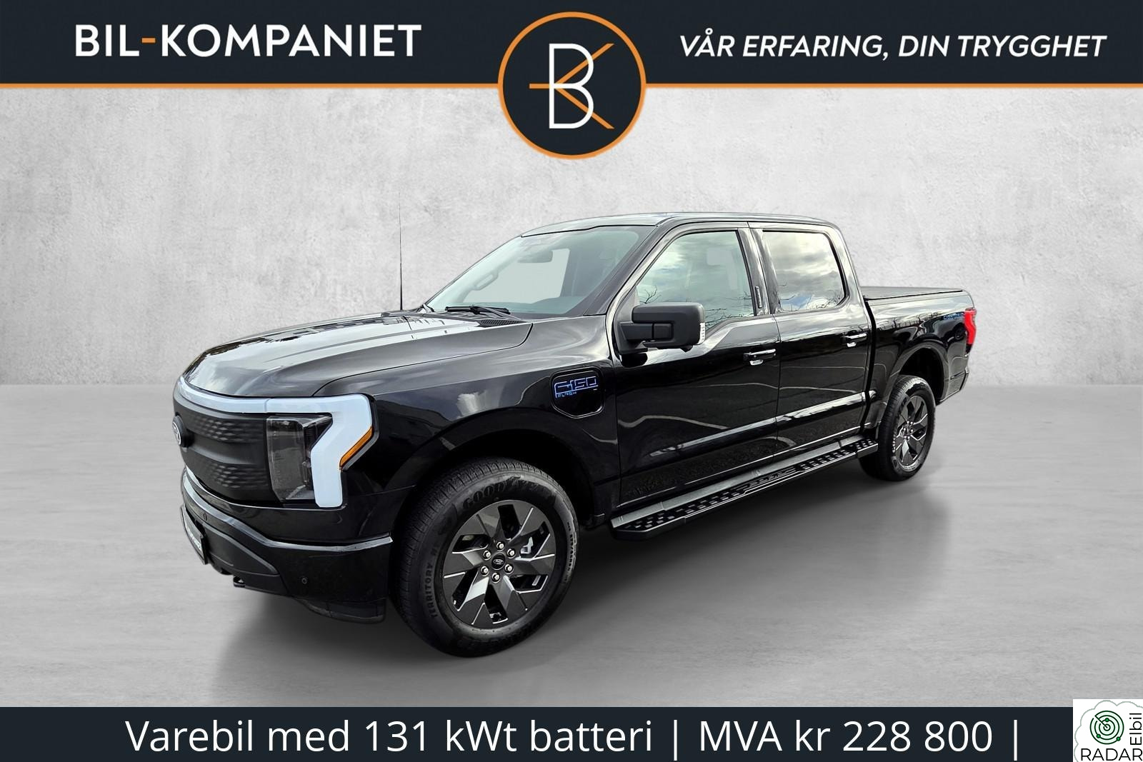 FORD F150 Lightning | Flash MY24 | Lightning 131 kWt | Varebil kl. 2