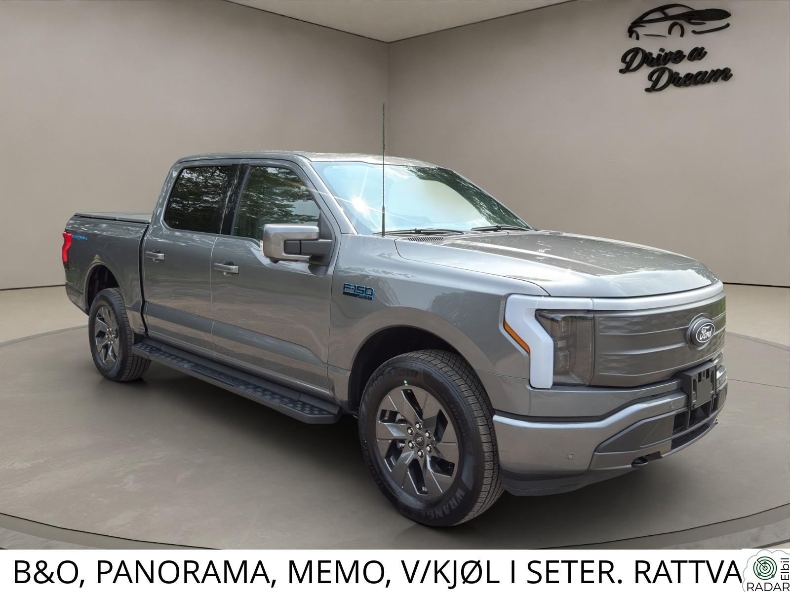FORD F-150 LIGHTNING F150 LARIAT 131KW/FACELIFT/VARMEPUMPE 628 KM 589 HK