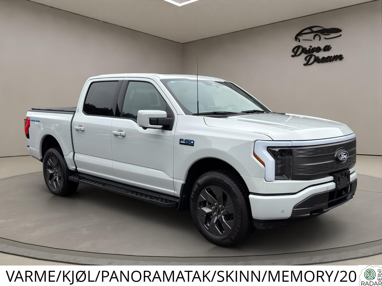 FORD F-150 Lightning F150 LARIAT EXT RANGE/VARMPUMPE 628KM/589HK/B&O