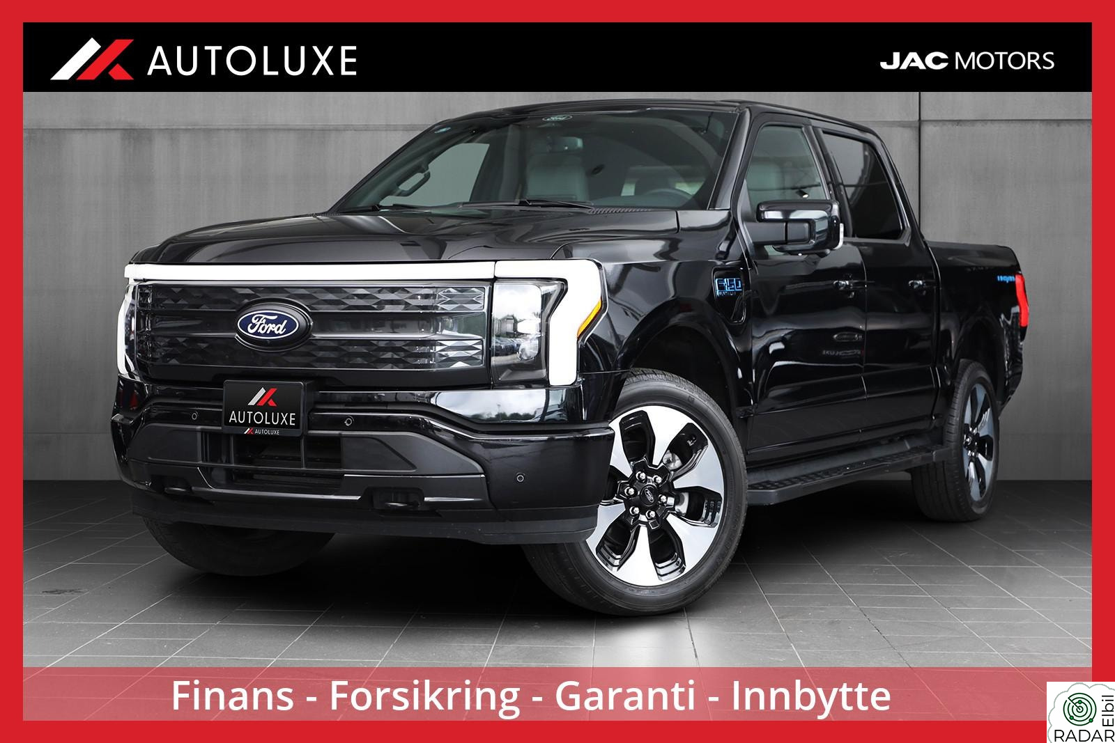FORD F-150 LIGHTNING 131KW Platinum|Varmepumpe|Facelift|