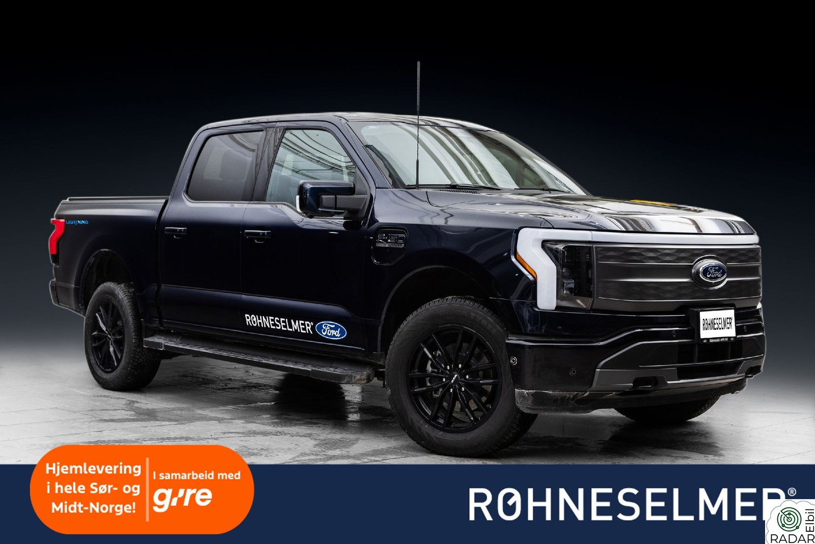 FORD F-150 Lightning RÅ ELEKTRISK PICK UP MED 5 SETER/Garanti ut 2030
