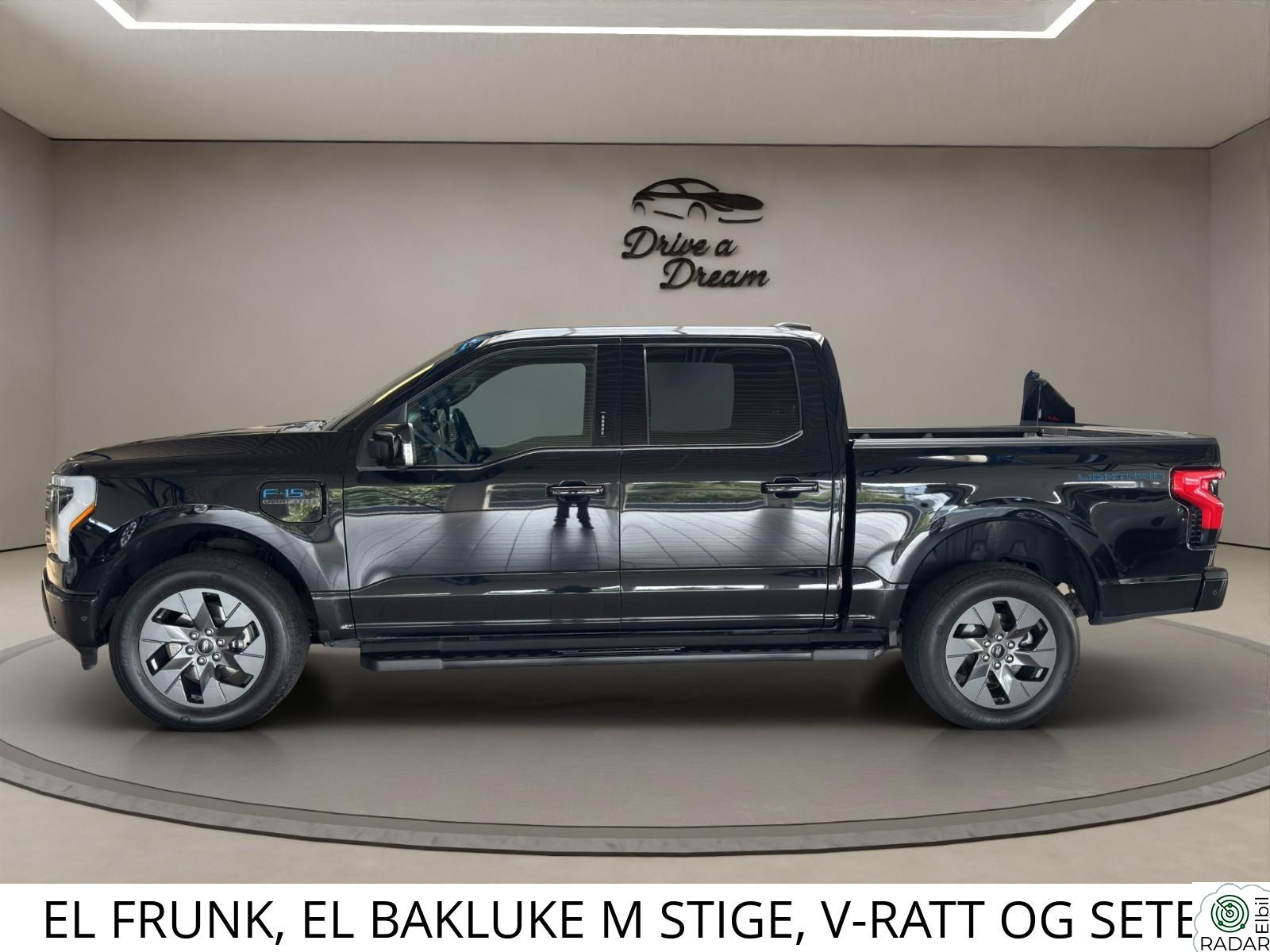 FORD F-150 LIGHTNING F-150 LIGHTNING LARIAT 98 KW SORT B&O SKINN