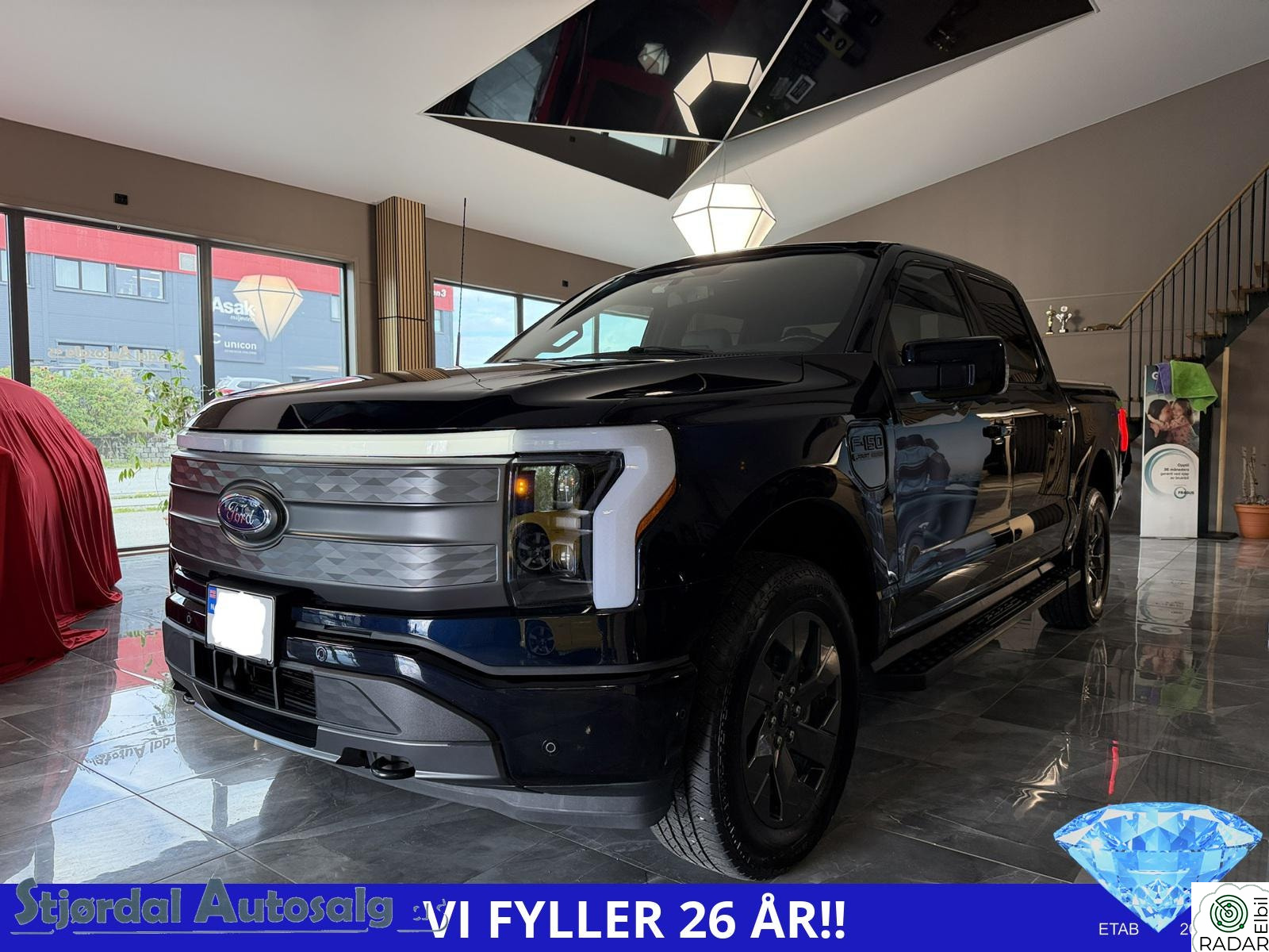 FORD F-150 Lightning Norges peneste 2024?/Coating/B&O/360g.k/ACC/Skinn/Norsk