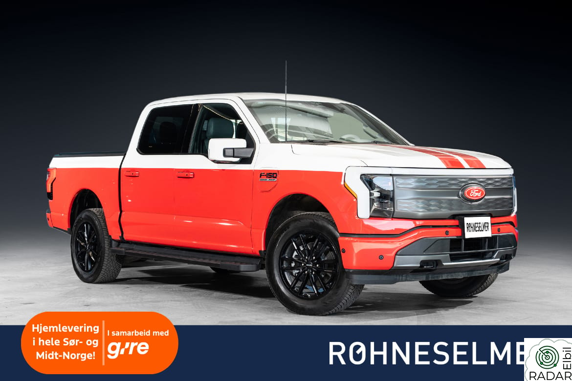 FORD F-150 Lightning 25 Reg!/Norsk/Folie/B&O/360/Krok/5-seter/S+V/AWD