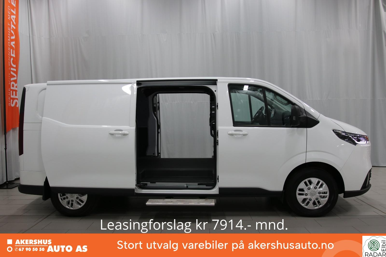 MAXUS eDELIVER 7 4x4. 362-524 Wltp. 88 Kwt. 2000 kg H-feste. L2 H1.