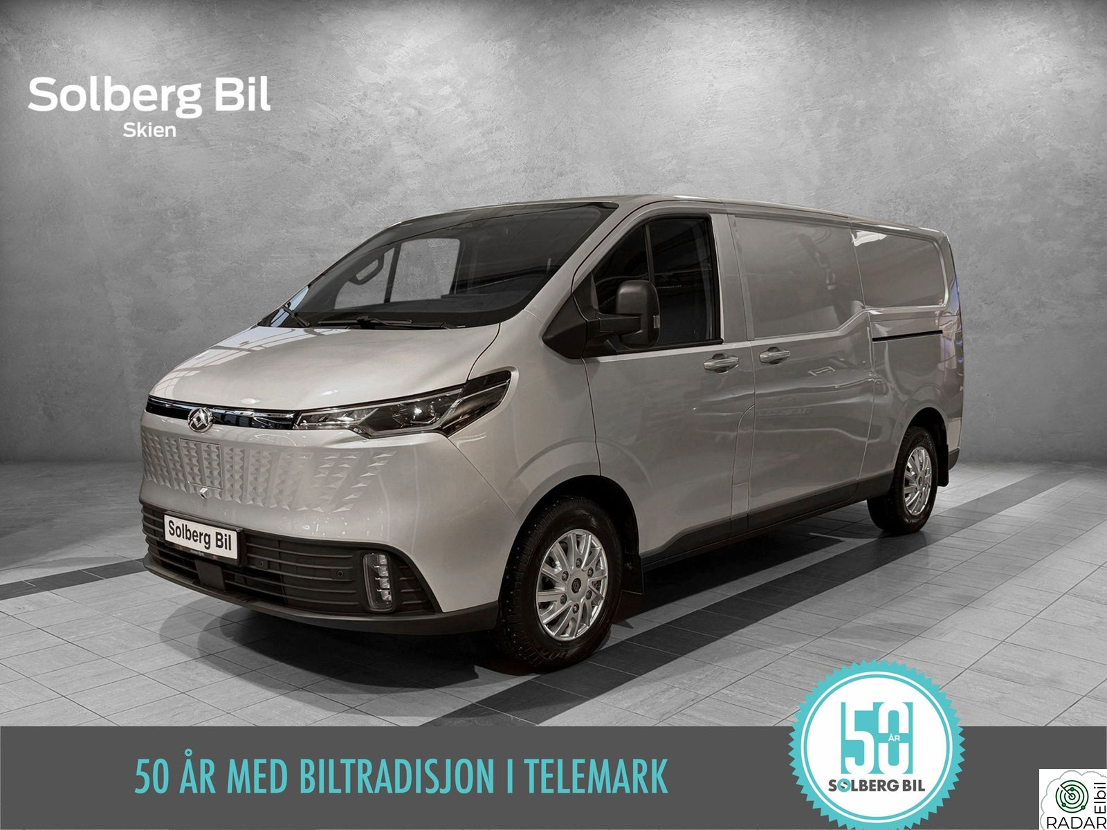 MAXUS eDELIVER 7 360 kamera, 2x skyvedør, ACC, 3 seter