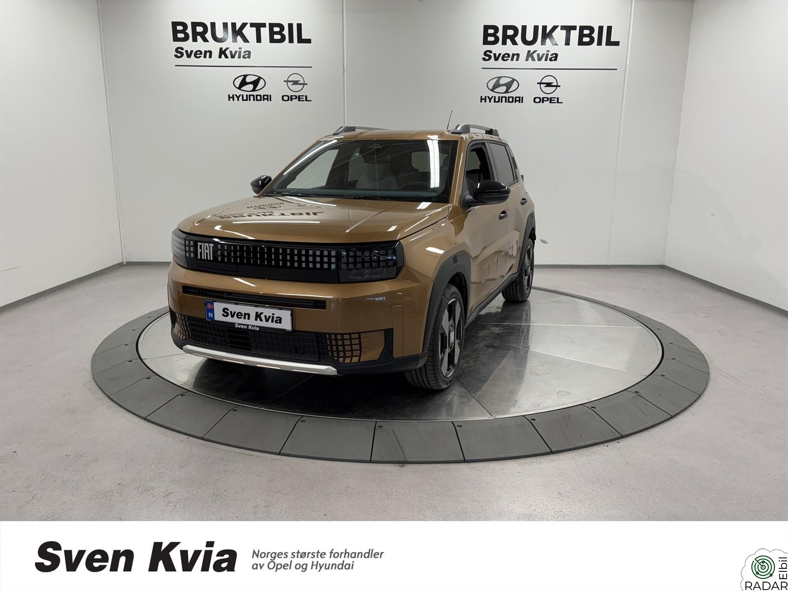 FIAT PANDA "KAMPANJE"NORSK LA PRIMA. NAVI, KAMERA, VINTERHJUL