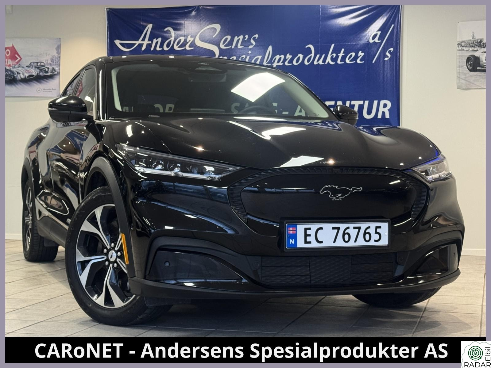 FORD Mustang Mach-E LR, 610km, ACC, helskinn, B&O, en eier++
