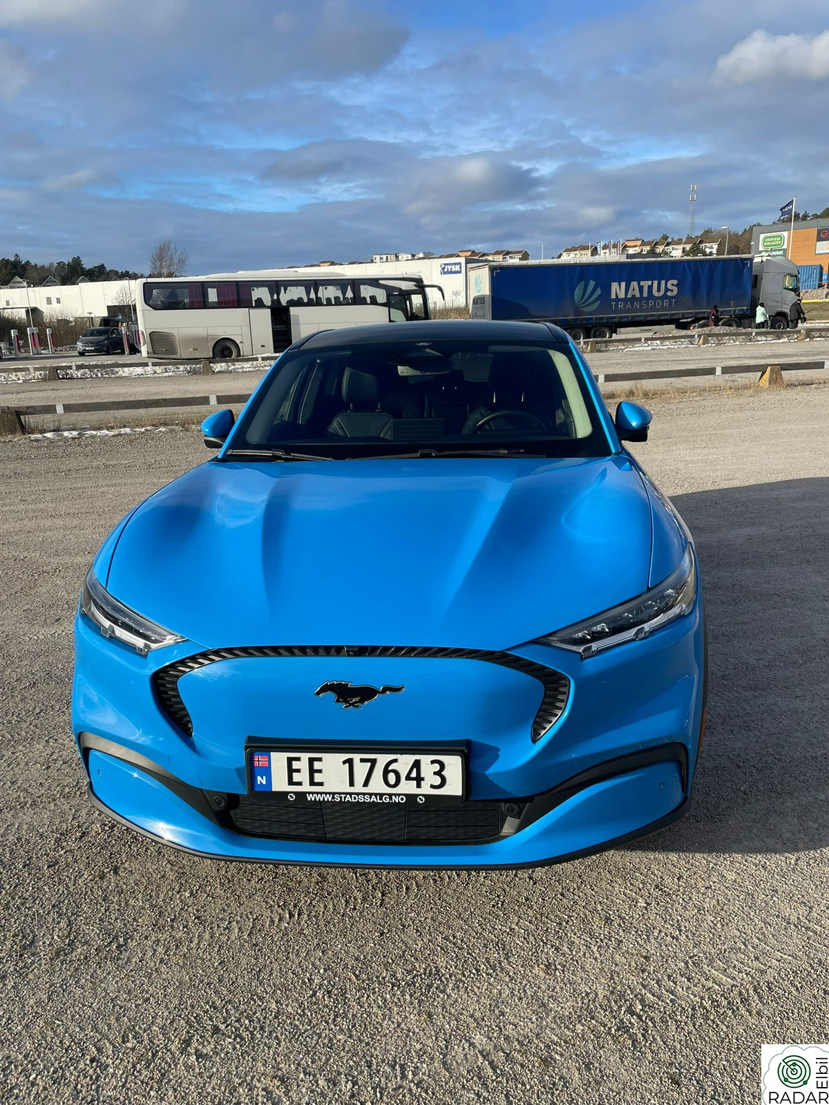 FORD Mustang Mach-E 596 rekkevidde om vinter