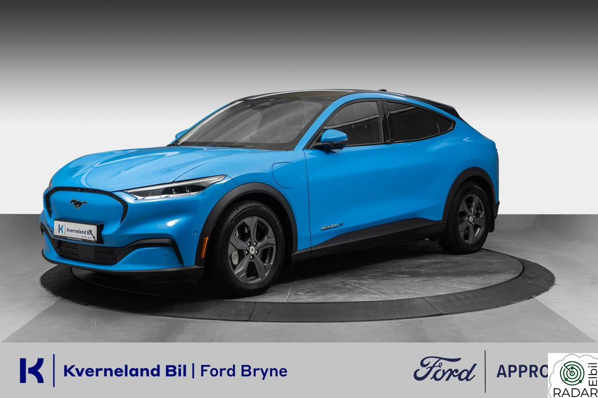 FORD Mustang Mach-E LR (610km) RWD,Teknopakke,Panoramatak,Bang&Olufsen++