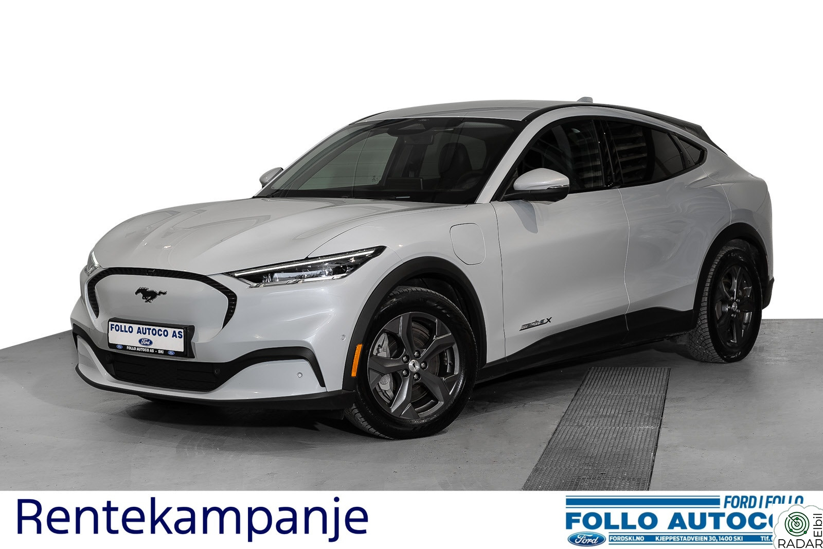 FORD Mustang Mach-E LR RWD Fjernstart, 610km Rekkevidde, teknologipakke