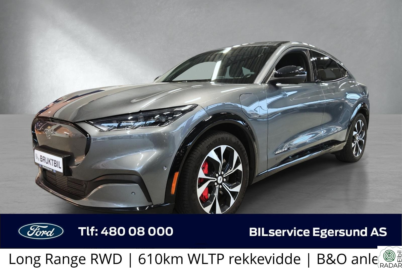 FORD Mustang Mach-E Long Range RWD | 610km WLTP rekkevidde | B&O anlegg