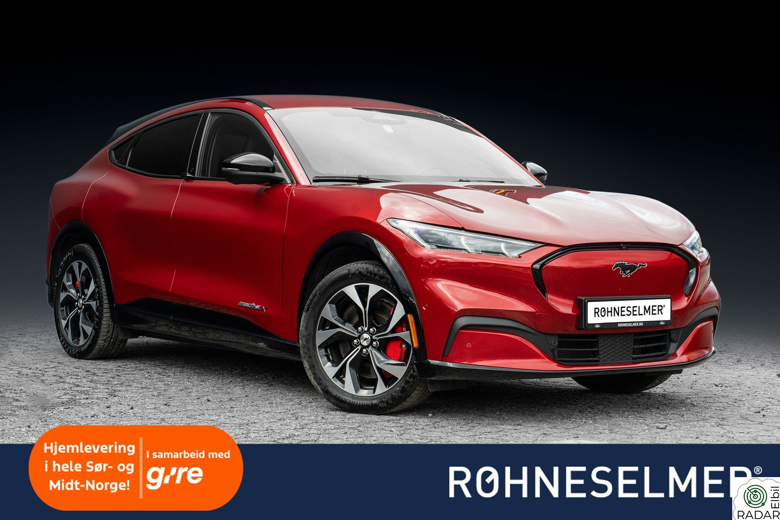 FORD Mustang Mach-E LR|RWD|B&O|360|ACC|610KM|Innbytte!