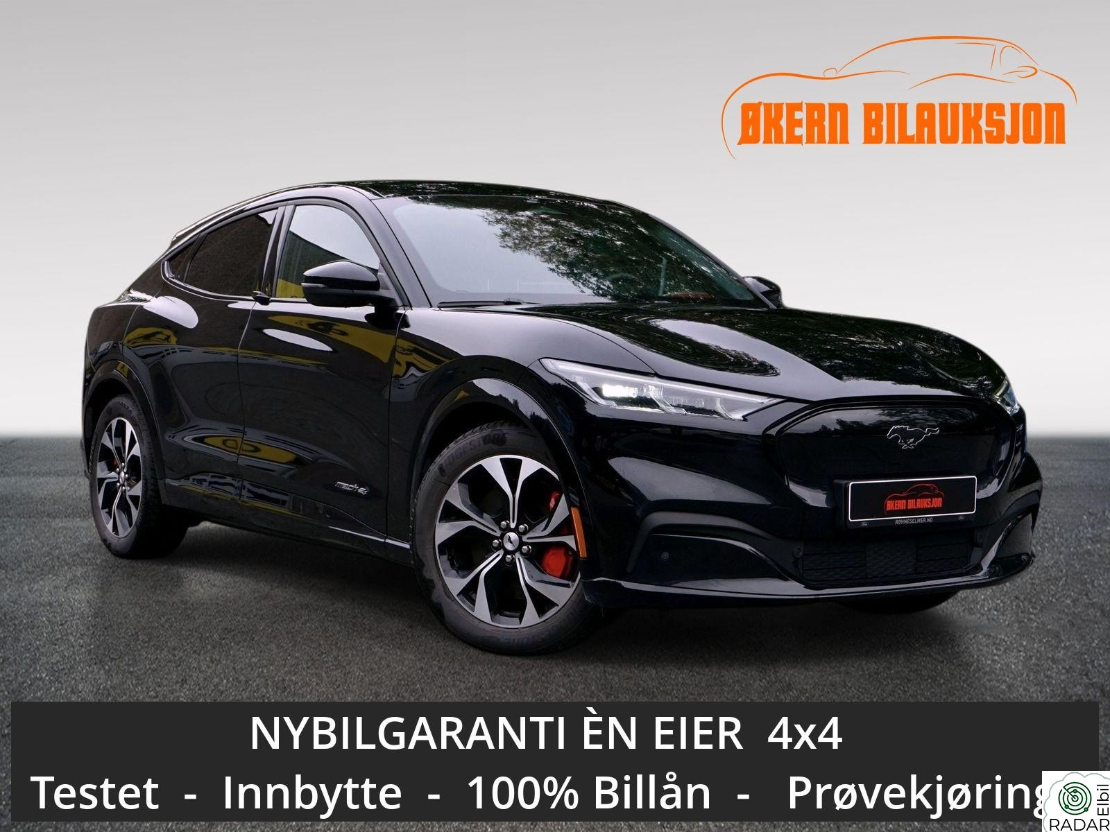 FORD Mustang Mach-E 371HK/AWD/ÉN EIER/LED/NAVI/NYBILGARANTI