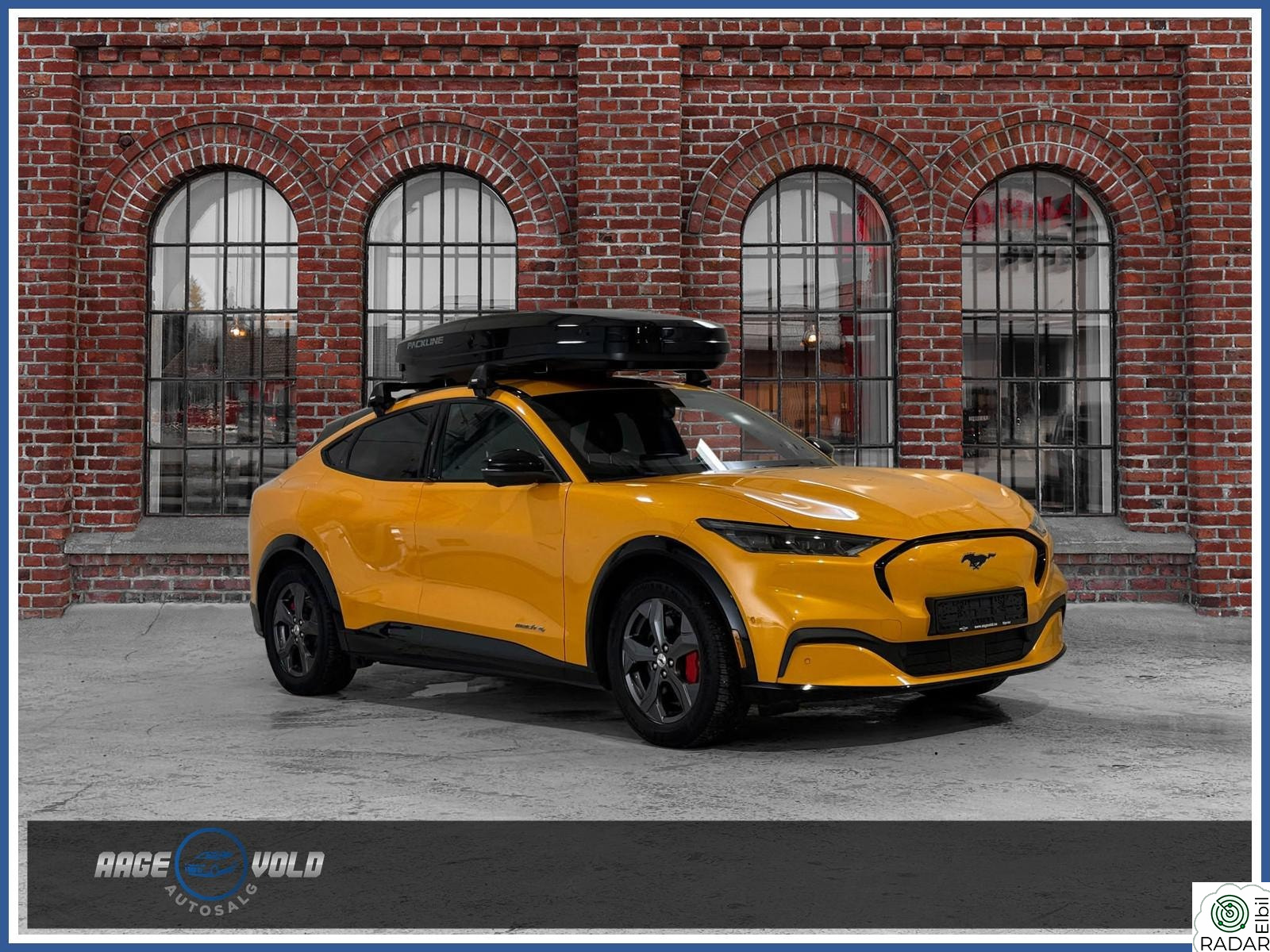 FORD Mustang Mach-E SR AWD Tek.pakke Skinn Skiboks Rekkevidde 40 mil