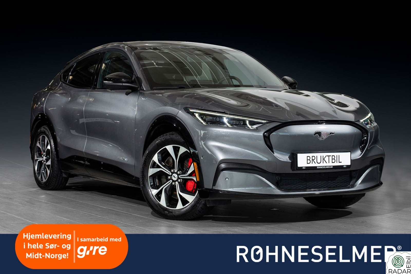 FORD Mustang Mach-E SR AWD | ACC | Skinn | App-Styring | LED | Ryggekamera+