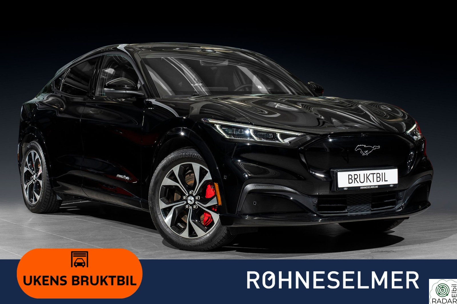 FORD Mustang Mach-E LR AWD| Lav km| B&O| 360K| ACC| Skinn| App-Styring ++