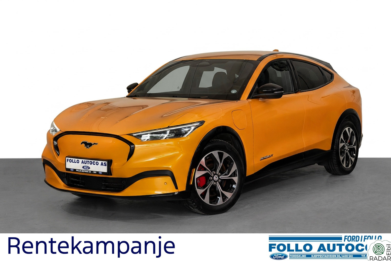 FORD Mustang Mach-E LR AWD. Ryggekamera, REG.2023++