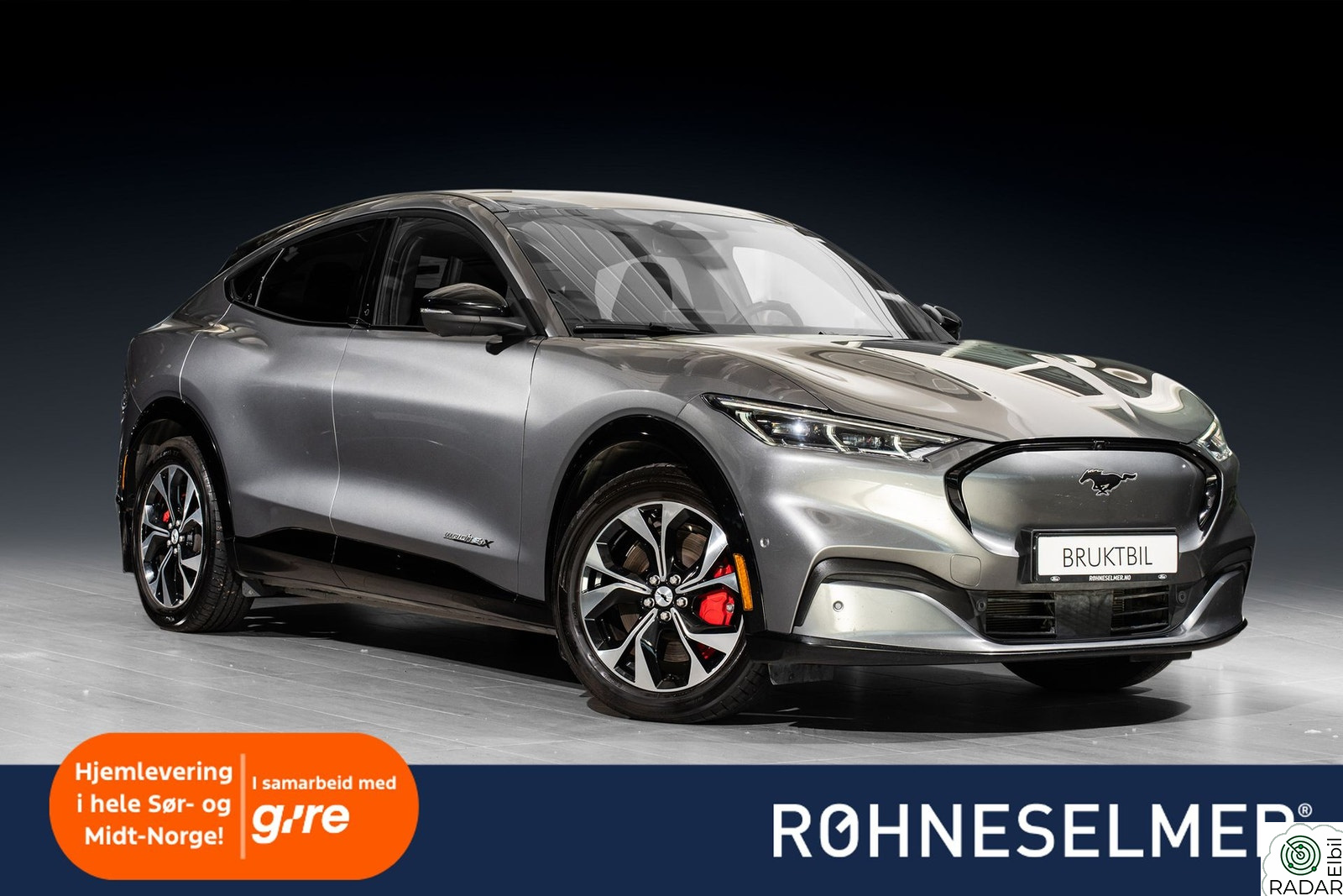 FORD Mustang Mach-E LR AWD | ACC | Skinn | App-Styring | LED| Ryggekamera++