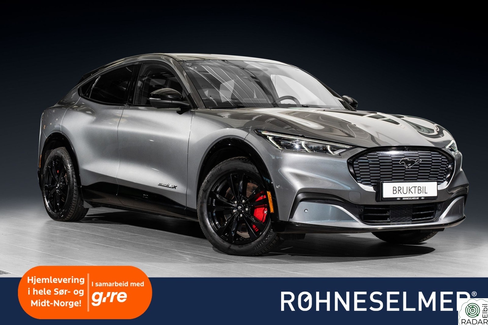 FORD Mustang Mach-E LR AWD INNBYTTEKAMPANJE 30.000kr | Serviceavtale | Pano