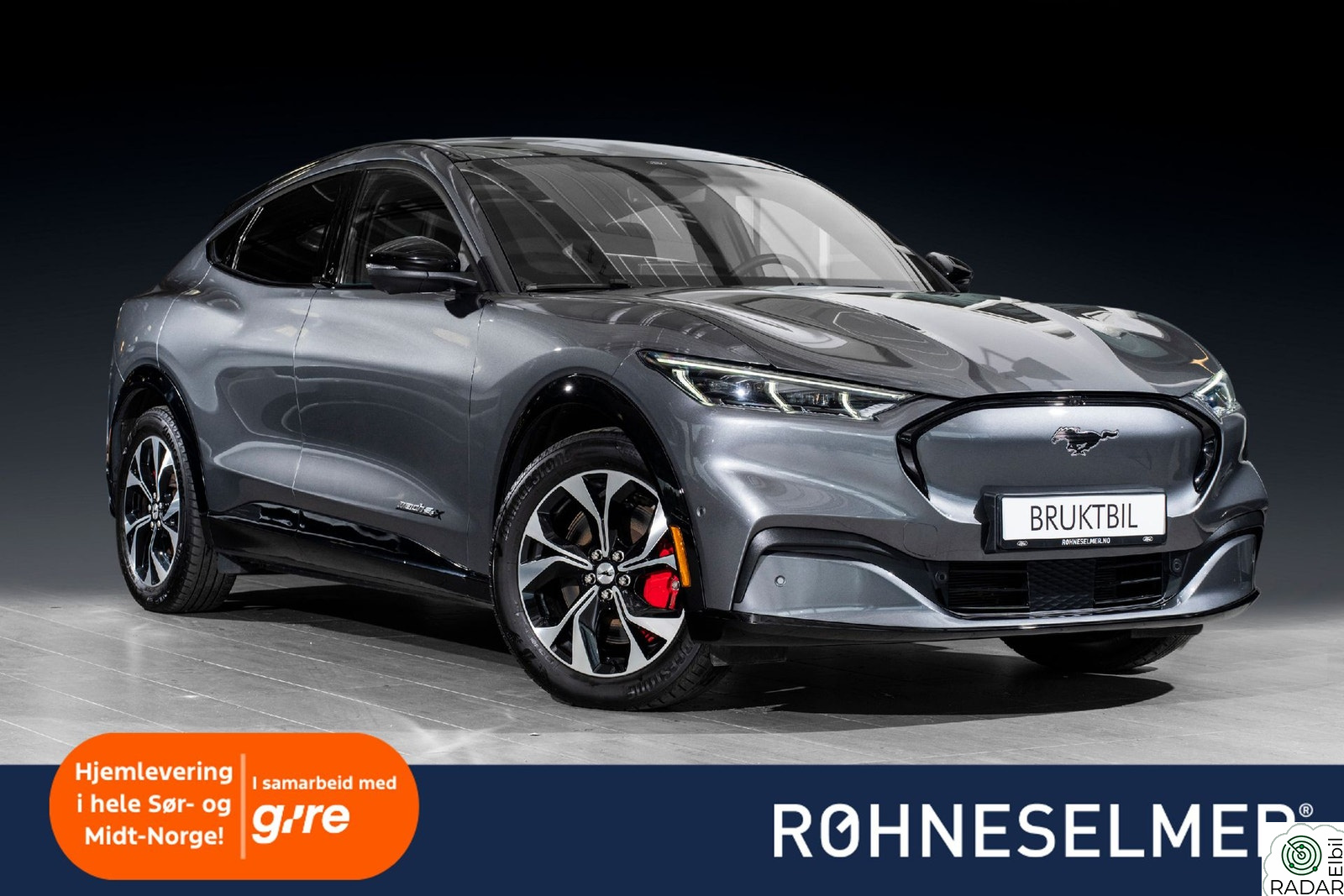 FORD Mustang Mach-E LR AWD | ACC | Serviceavtale | App-Styring | LED ++