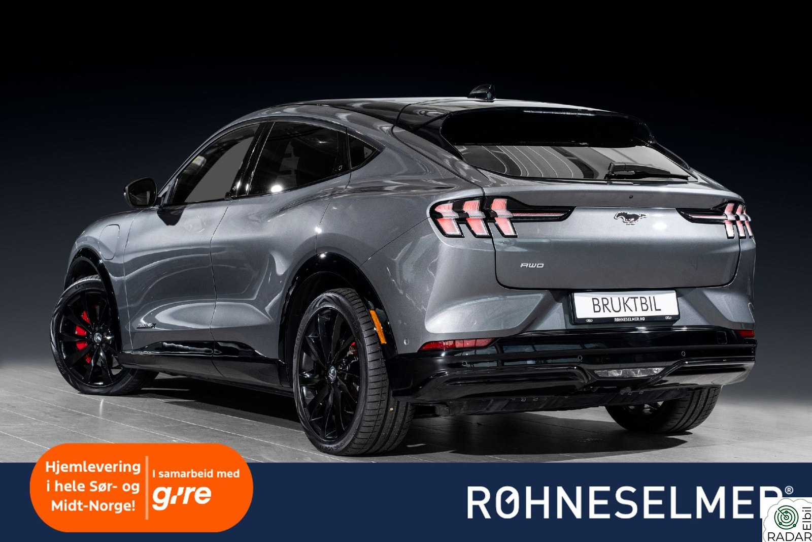 FORD Mustang Mach-E LR AWD| Panorama| B&O| ACC| Skinn| APP-styring| LED ++