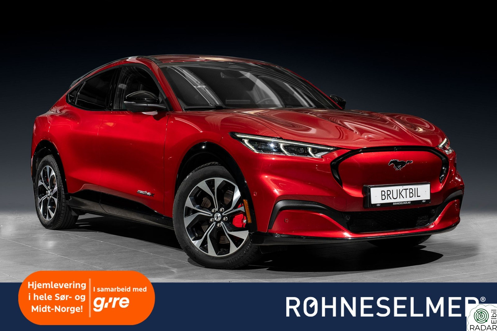 FORD Mustang Mach-E LR AWD | ACC | Skinn | App-Styring | LED | Ryggekamera+