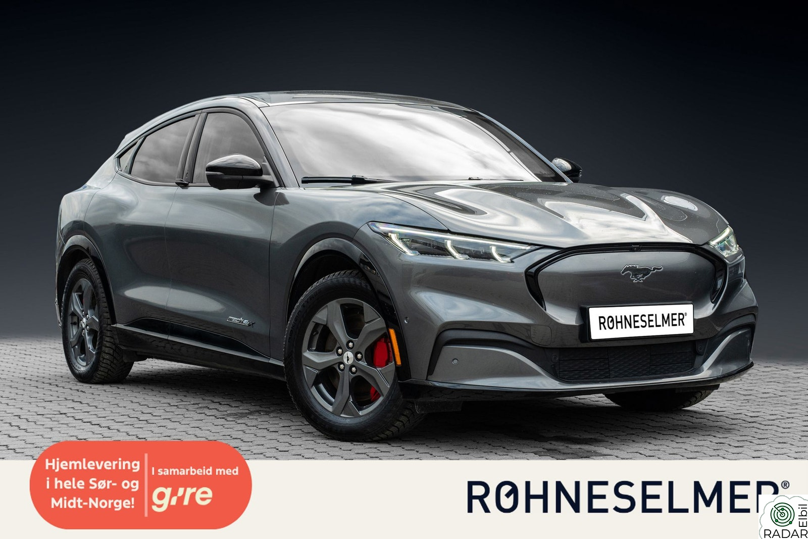 FORD Mustang Mach-E LR|AWD|360|B&O||550KM|Skinn|Innbytte