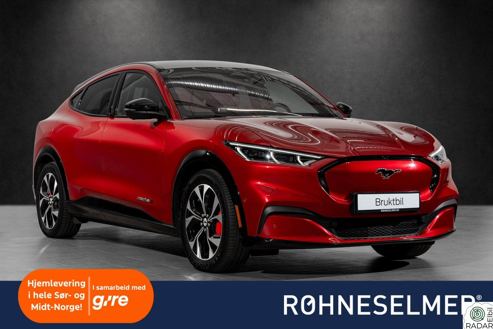 FORD Mustang Mach-E Long Range AWD App Forvarme Rattvarme B&O 360 Pano+++