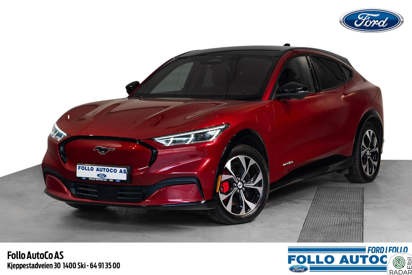 FORD Mustang Mach-E LR AWD Hengerfeste, Fordpass, 540km WLTP