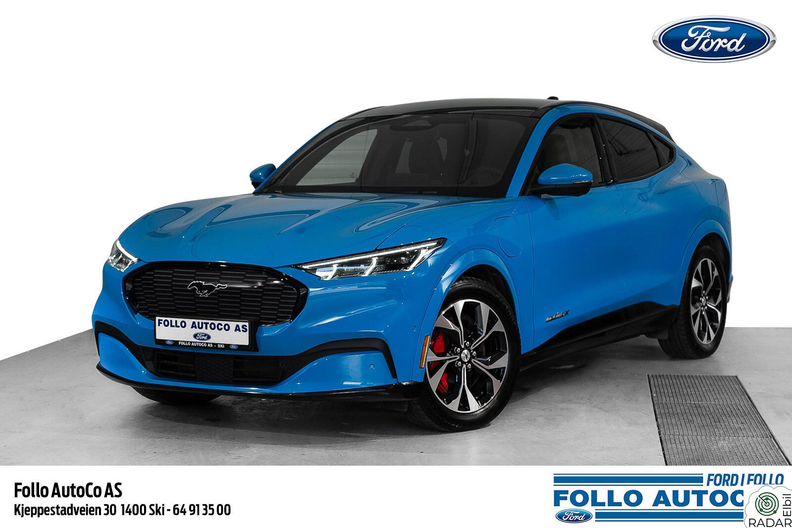 FORD Mustang Mach-E First Edition AWD Topputsyrt, Foliert grill++