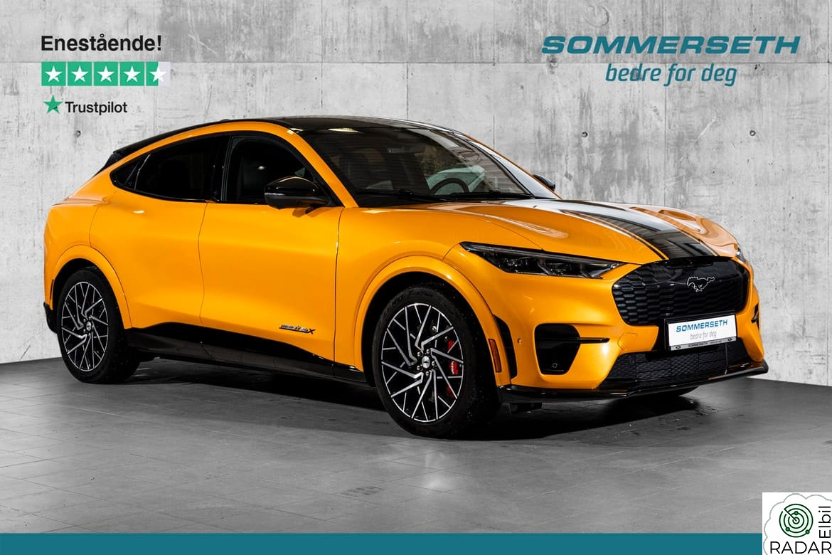 FORD Mustang Mach-E GT/LR/487hk/B&O/Panorama/0-100km/t på 3.7sek