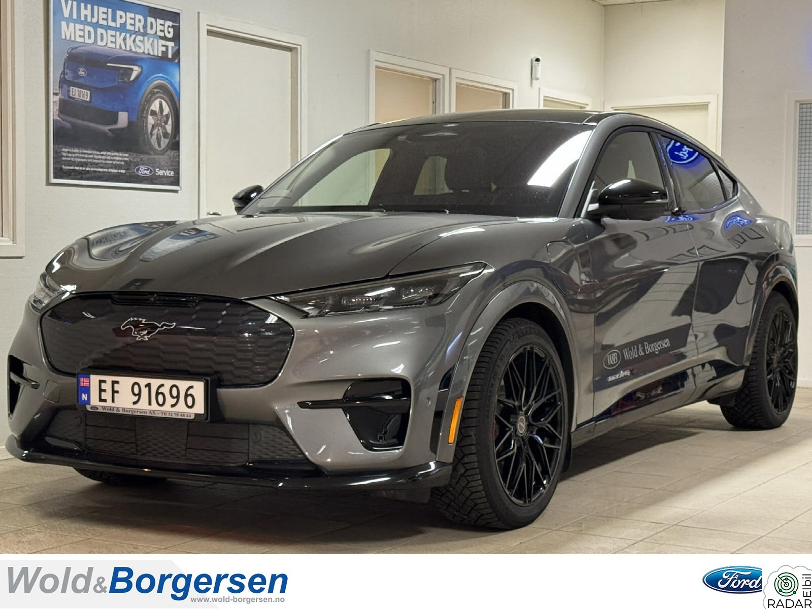 FORD Mustang Mach-E GT LR AWD Demobil/GT/487 hk/0-100 3,7 sek/Nybil Garanti