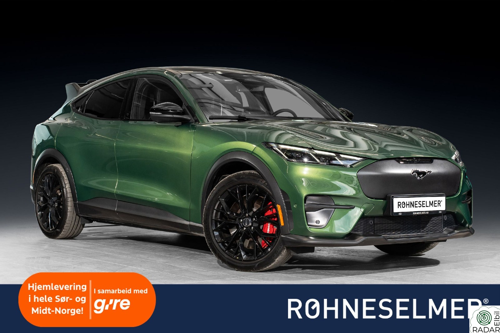 FORD Mustang Mach-E Rally|AWD|360|B&O|Brembo|ACC|590HK|Innbytte!