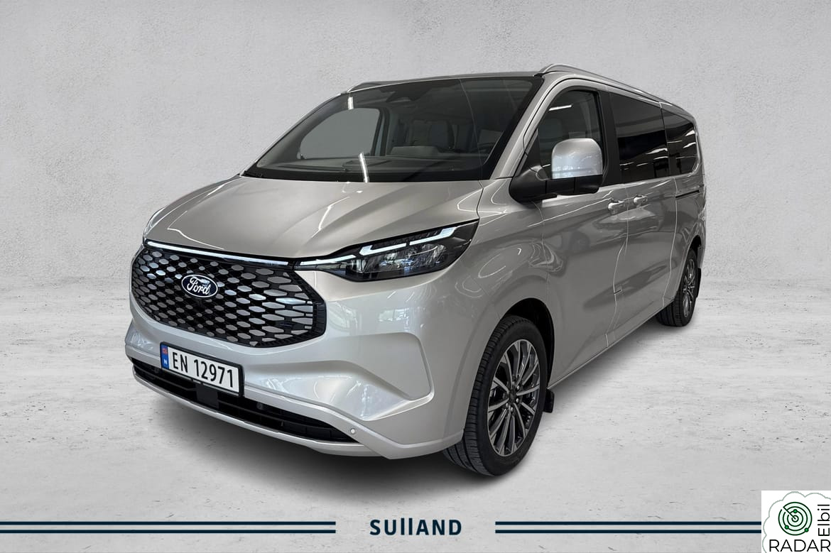 FORD Tourneo Custom BEV 65kWh 286HK Titanium X L2 |8 SETER|FAMILIE BIL|