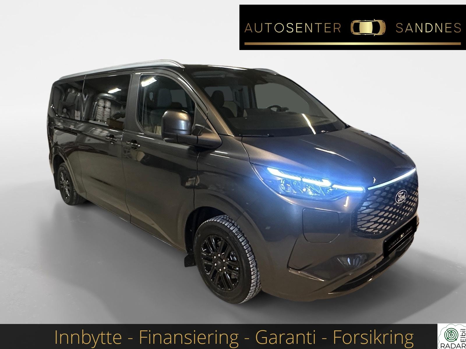 FORD Tourneo Custom ACC/ 8 seter / Carplay / S + V / 2 nøkler / EU 2029!!