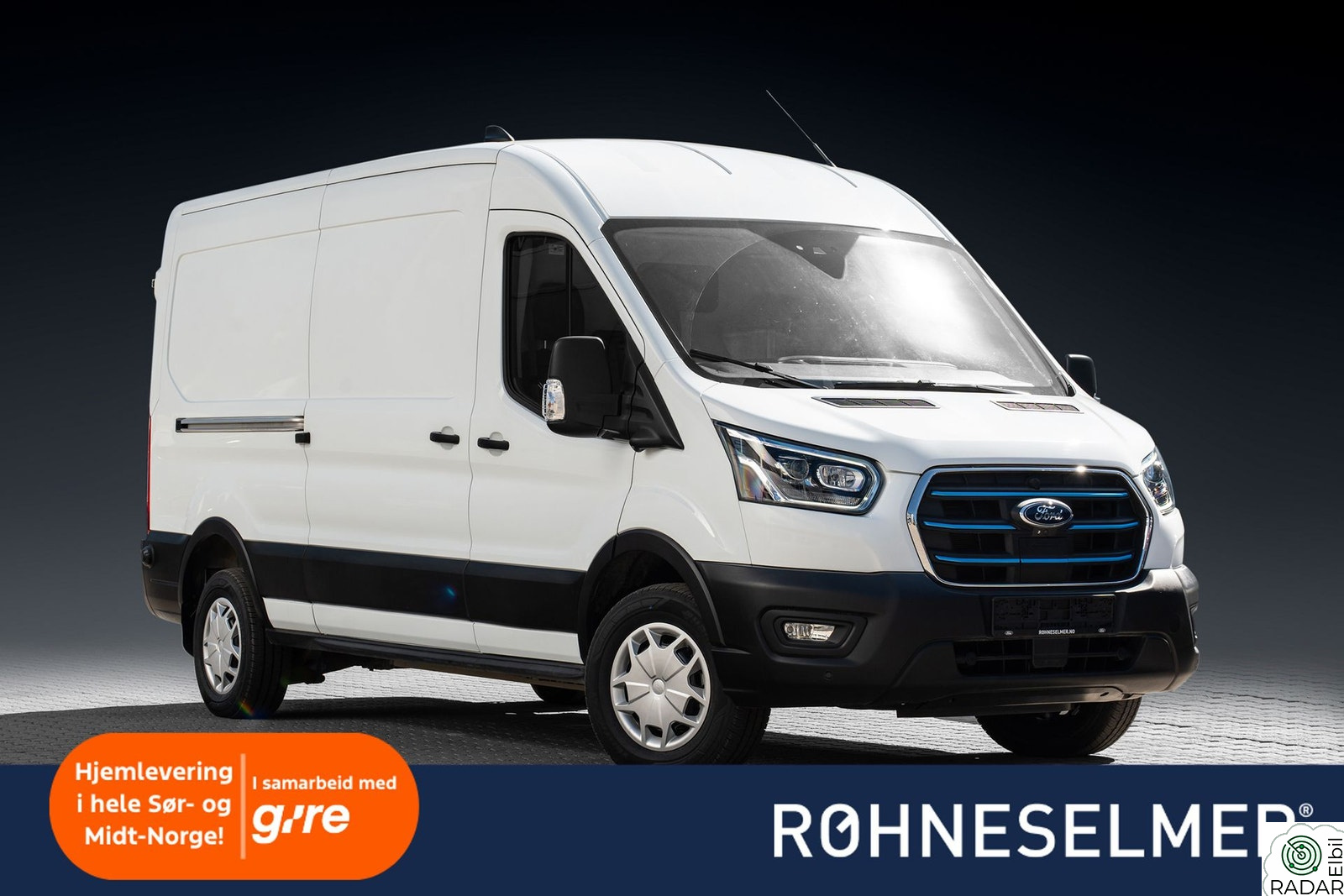 FORD TRANSIT 3-seter|4075 kg|R.kam|Apple carplay|360|Innbytte