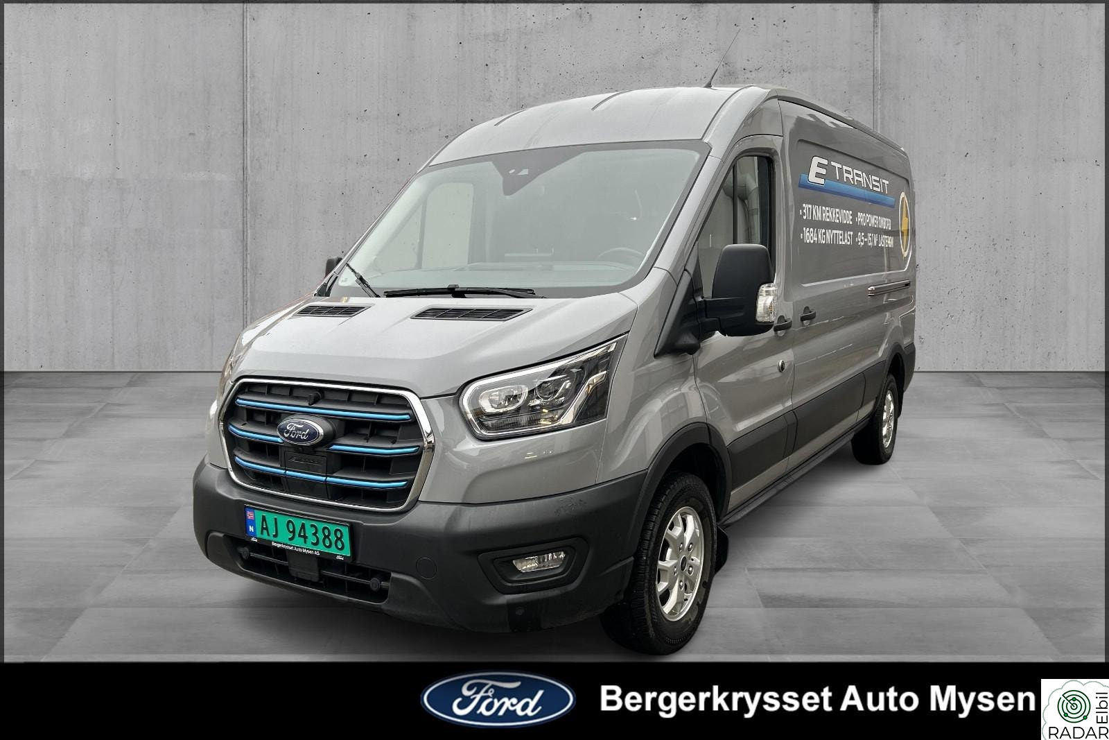 FORD TRANSIT 350 L3 68kWt 269hk | Navi | 2x skyvedør | ACC++