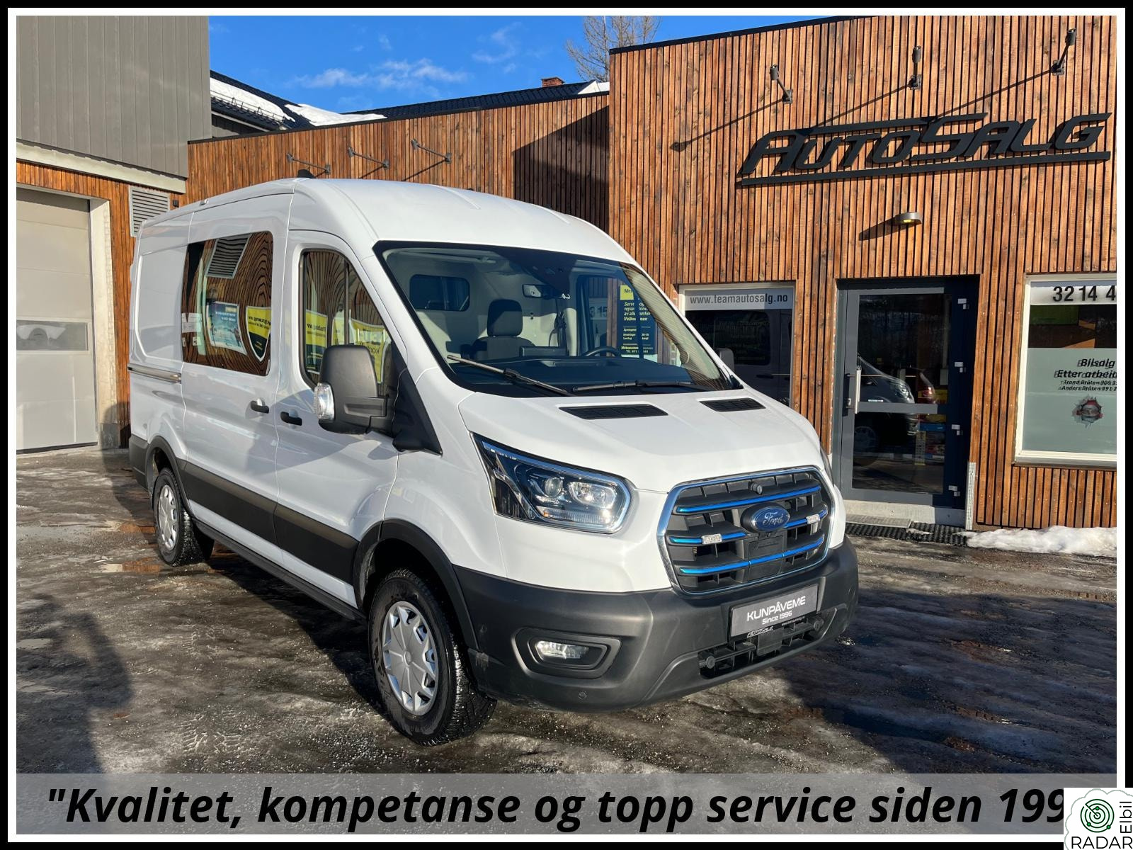 FORD TRANSIT E-Transit 269hk Aut L2/Navi/360/ACC/Webasto/Ny bil !