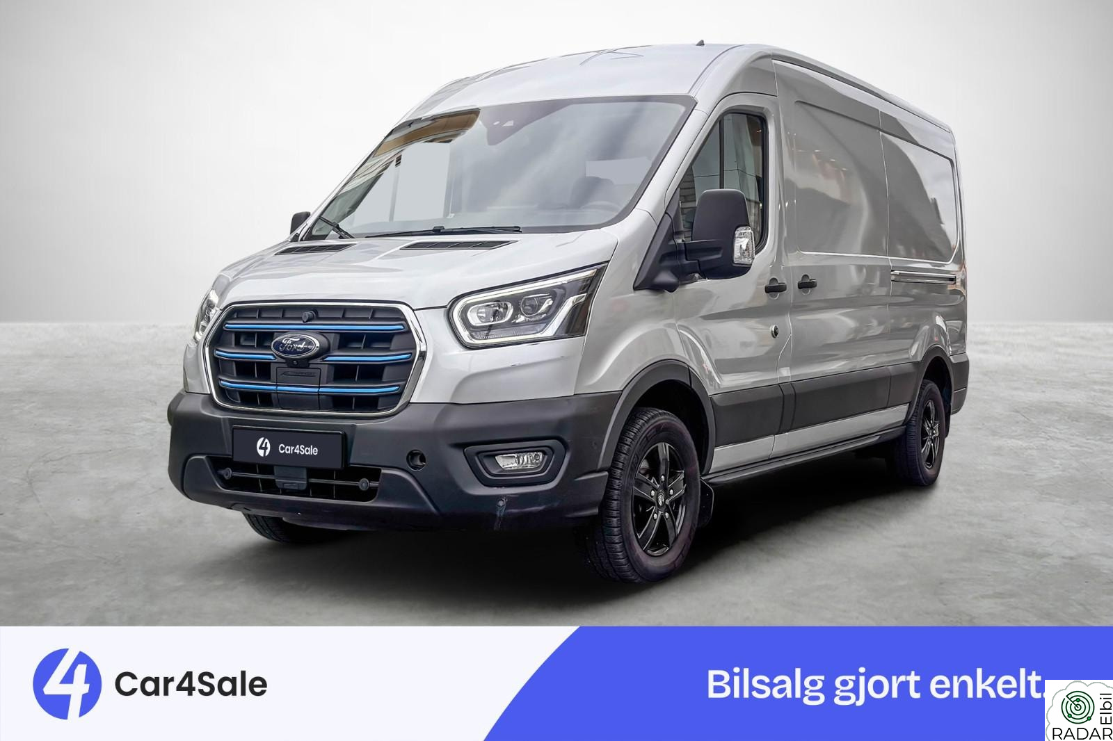 FORD TRANSIT 63kwh L3H2 / Lang utgave / 2xSkyvdør / ACC / S+V/ Norsk