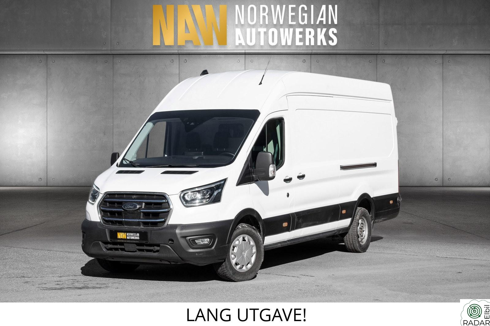 FORD Transit L4, 2 X SKYVEDØRER, P-SENSORER,NAVI, CRUISE, EU-OK+++