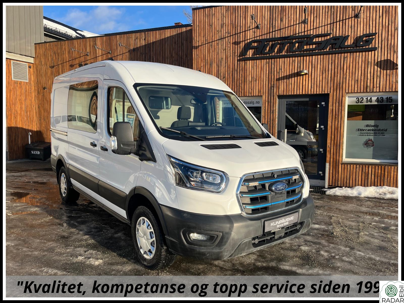 FORD Transit E-Transit 269hk Aut L2/Krok/360/ACC/Webasto/Navi/LED++
