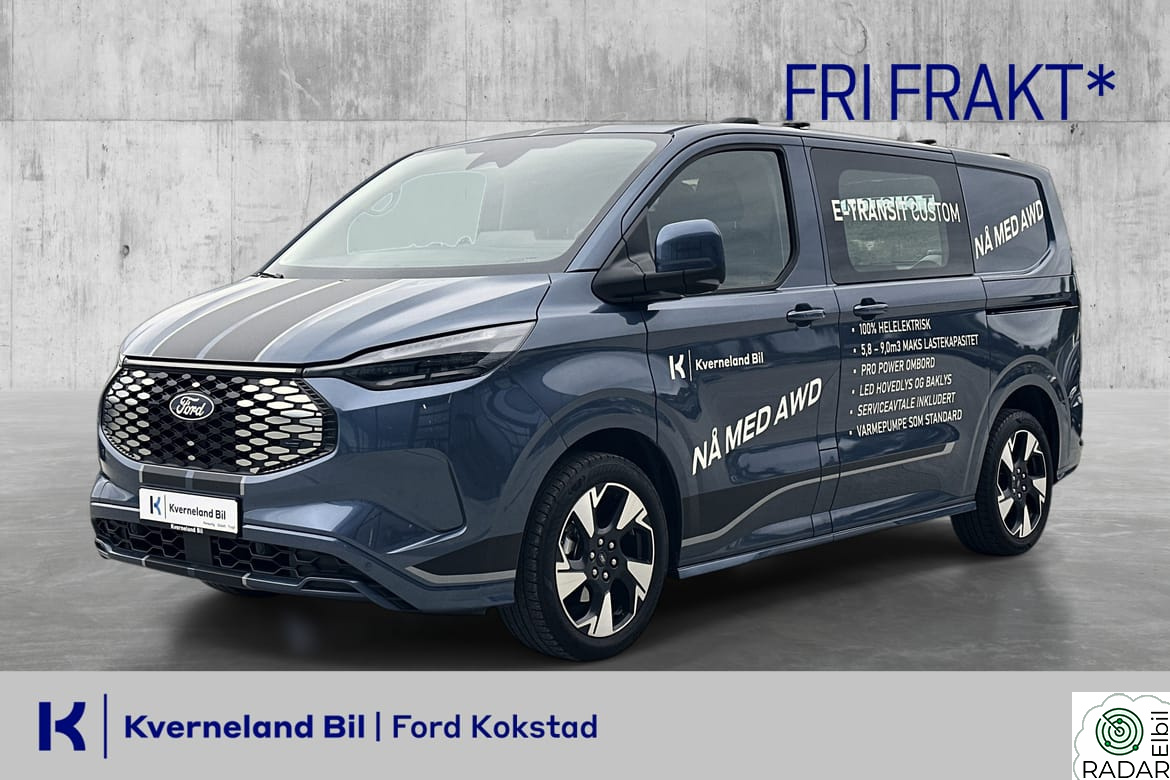 FORD Transit Custom Sport L1 286HK ACC/360-kamera/Varme i ratt/Krok