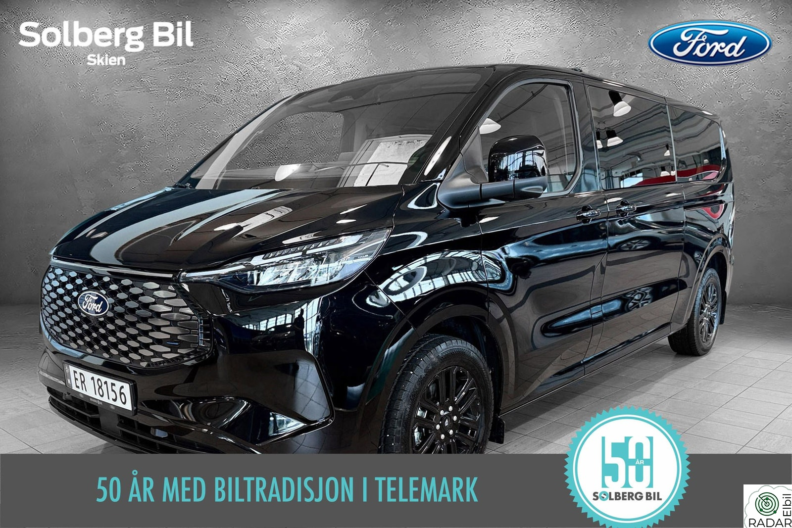FORD Tourneo Custom TITANIUM X L2/ HENGER.F/ EL.SKYVEDØRER/ B&O/ 360.K