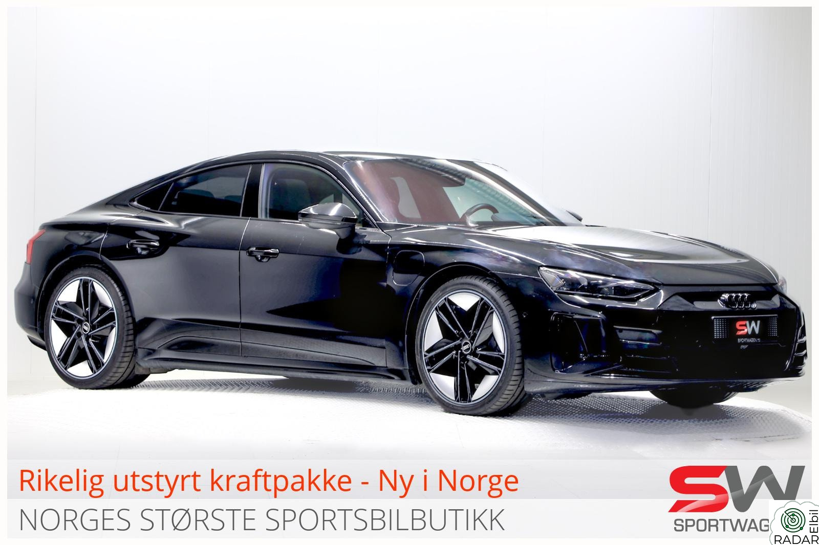 AUDI E TRON GT Pro, Massasje, 21", Skinn, Matrix, B&O, Head-up, 360 ++