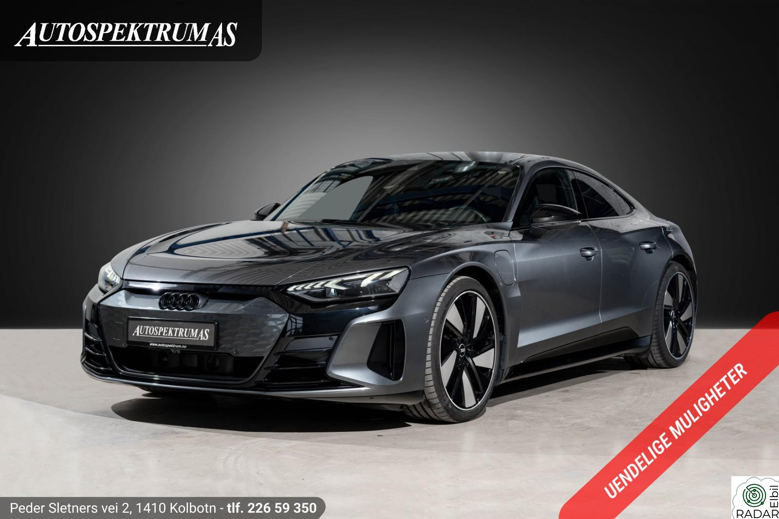 AUDI E TRON GT PRO Quattro/Firehjulsstyring/Luft/B&O/Laser/PRO-seter++