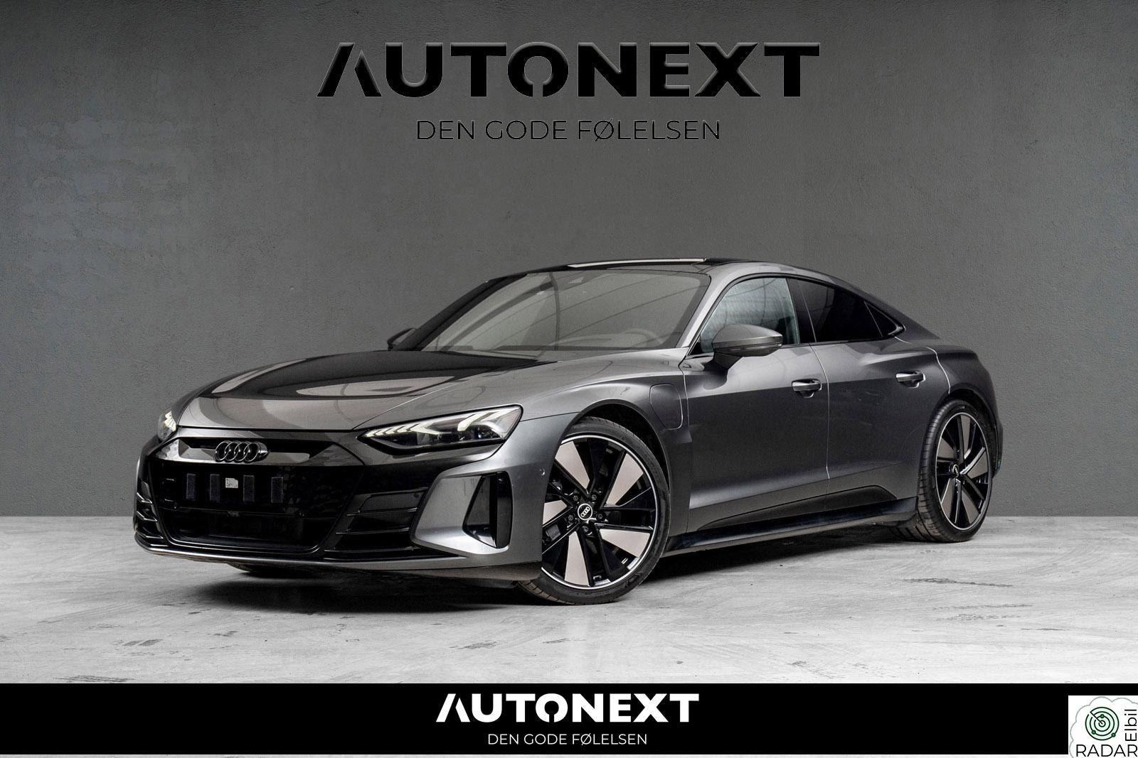 AUDI E TRON GT PRO 530HK/B&O/VALCONA/HUD/SORT OPT/21/14VEIS/MYE UTSTYR