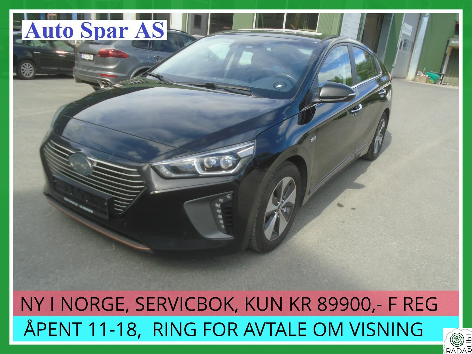 HYUNDAI IONIQ 120 HK TEKNIKK SKINN, RYGGEKAMERA, VARMEPUMPE, PEN BIL